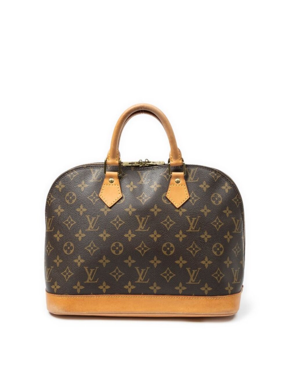 Louis Vuitton Alma Brown Monogram Canvas Handbag